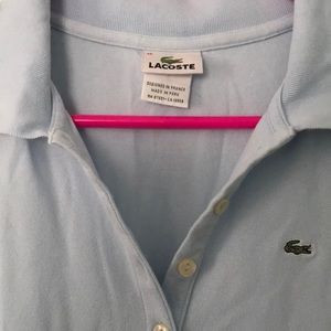 COPY - LACOSTE Babyblue polo tee